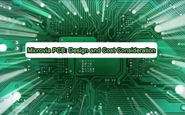 Microvia PCB: التصميم واعتبارات التكلفة