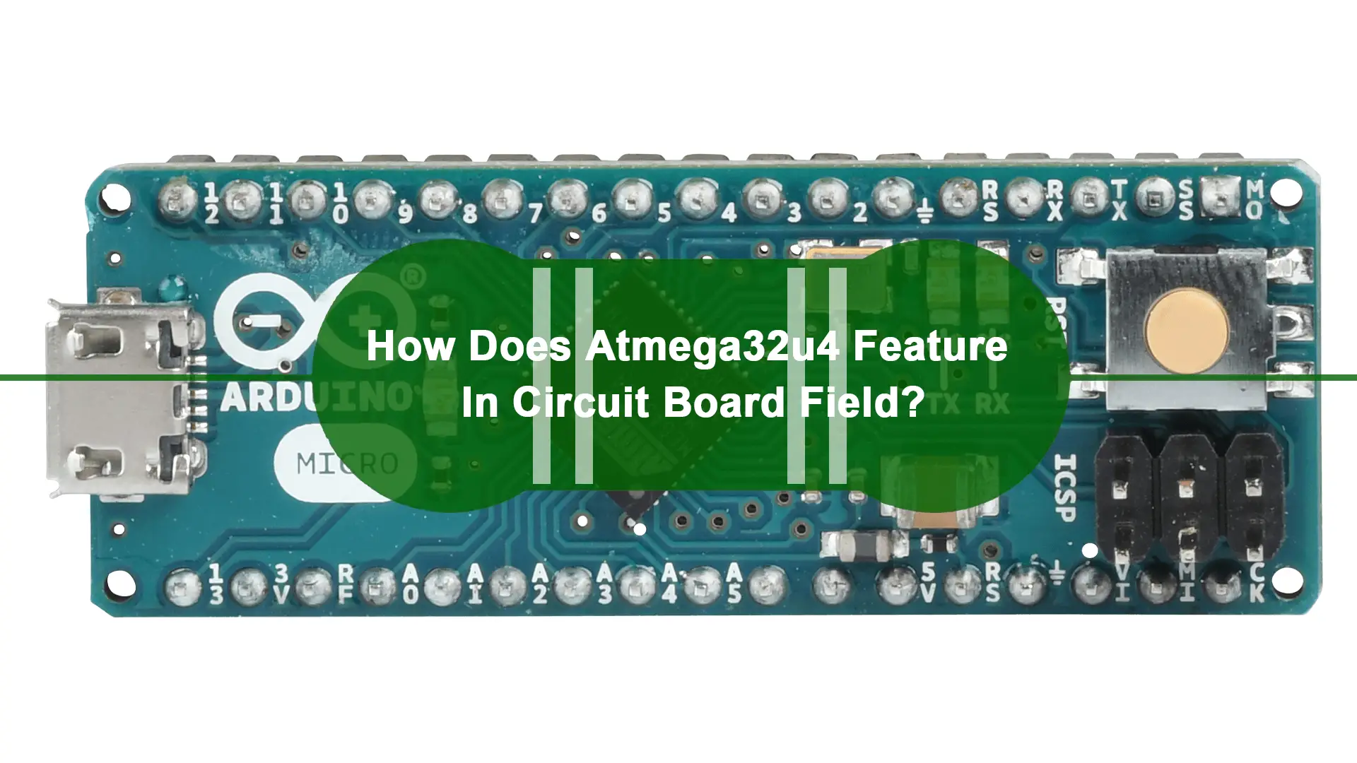 Welche Funktion bietet Atmega32u4 im Leiterplattenbereich?