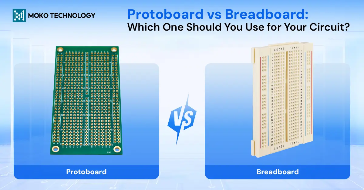 Blog-Banner: Prototypboard vs. Breadboard