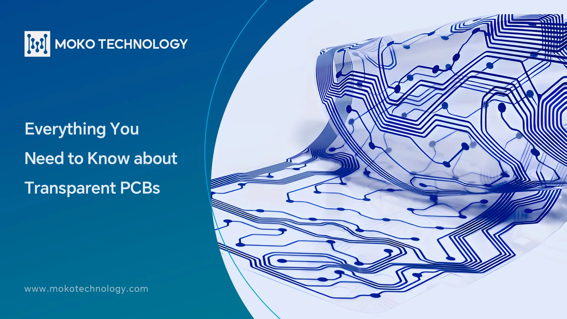 لافتة PCB الشفافة